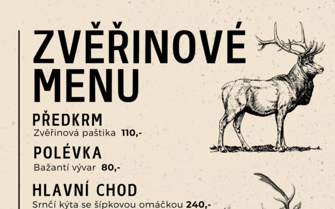 Zvěřinové menu